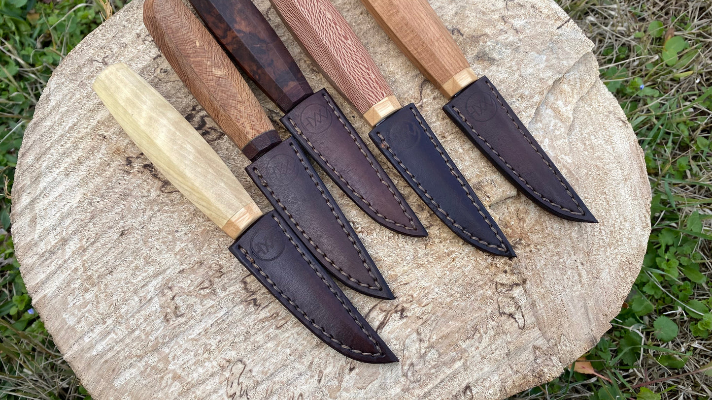 Leather Sheath for the 80mm Sloyd Knives