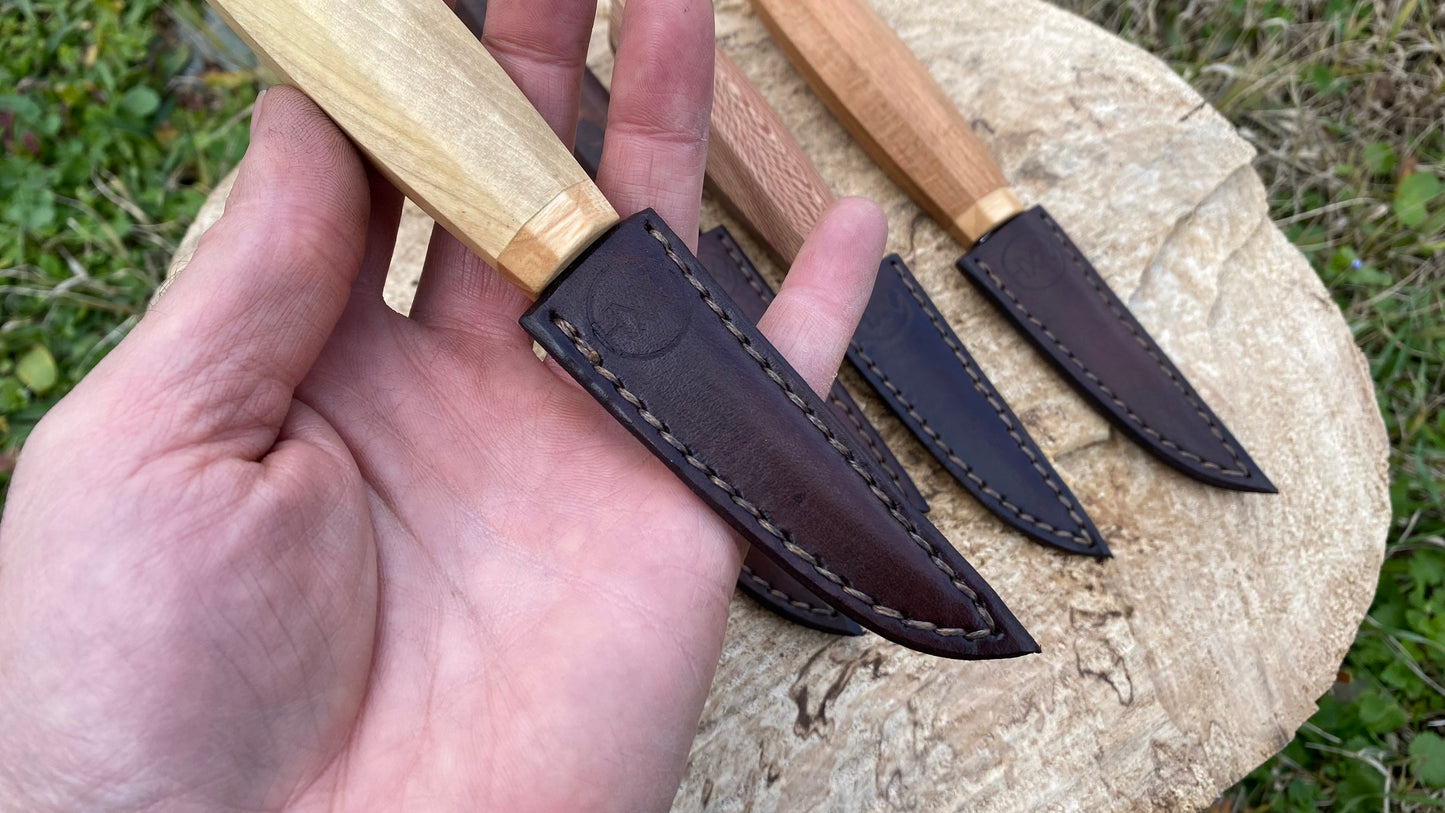 Leather Sheath for the 80mm Sloyd Knives