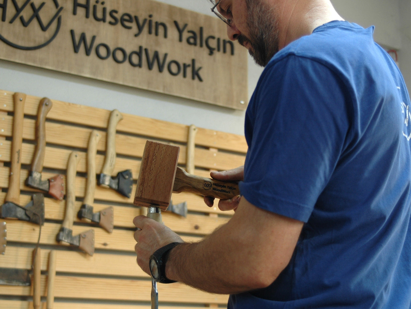 Wooden Mallet N:13, Woodworking Tool, Hammer, Carpentry Tool, Custom Mallet