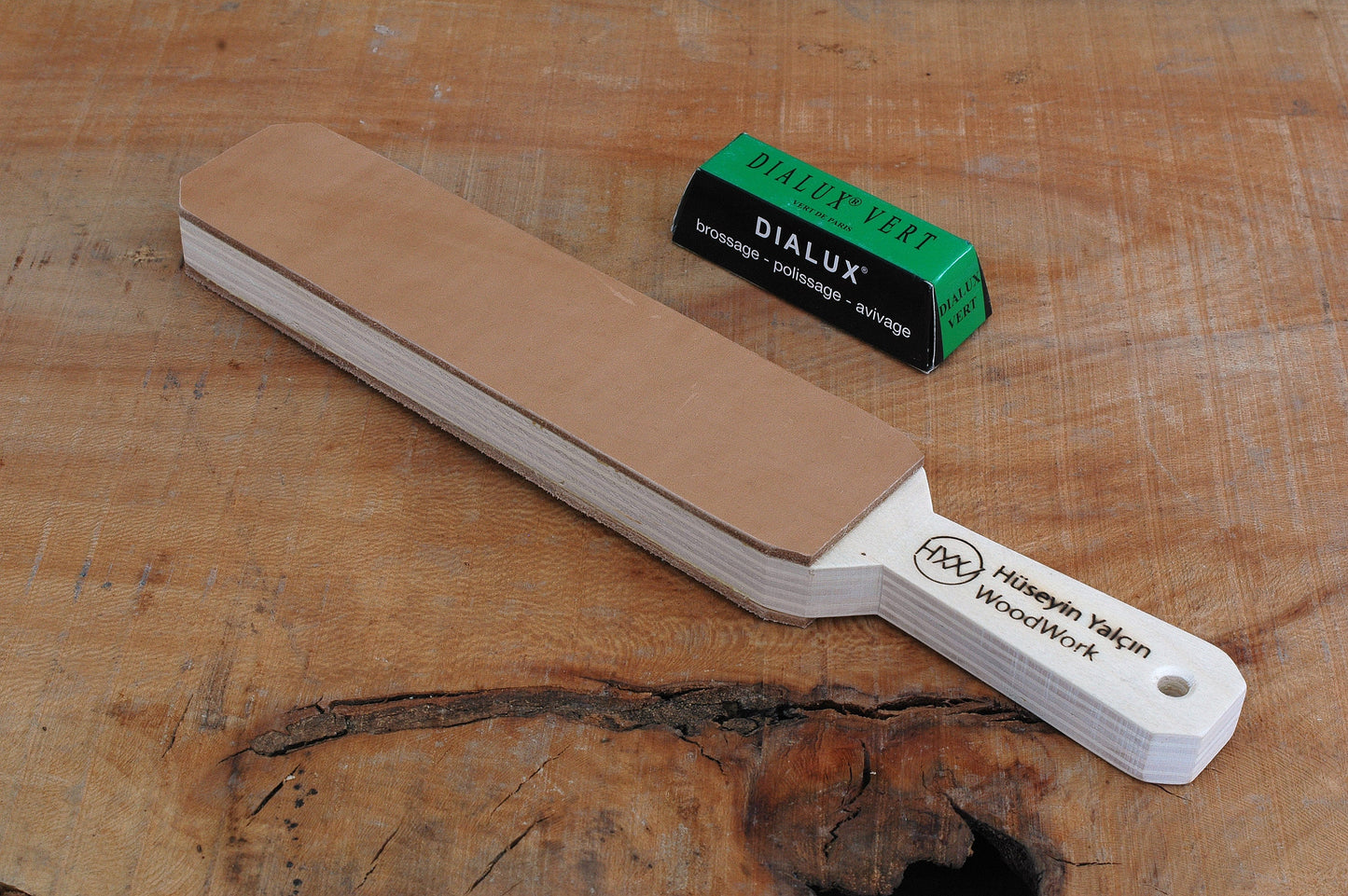 Double Sided Leather Strop, Sharpening Leather Strop, Sharpening Tool, Knife Sharpening Strop
