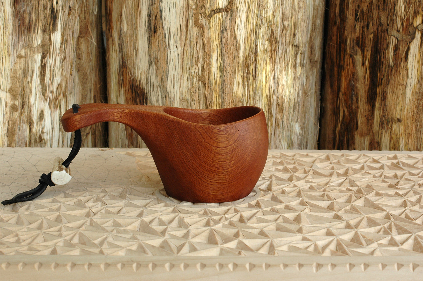 Scandinavian Kuksa, Hand Carved Cup, Wooden Mug, Camping Gear, Coffee Cup, Bushcraft Kuksa, Guksi, Kuksa Cup