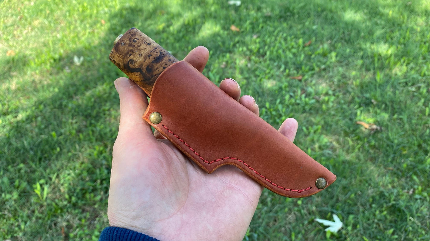 Mini Puukko Knife O1 steel, Camping Knife, Bushcraft Knife, Hunting Knife, Survival Knife, Handcraft Knife