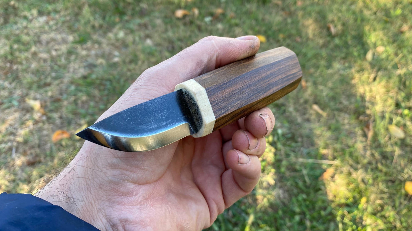 Mini Puukko Knife O1 steel N:1, Camping Knife, Bushcraft Knife, Hunting Knife, Survival Knife, Handcraft Knife