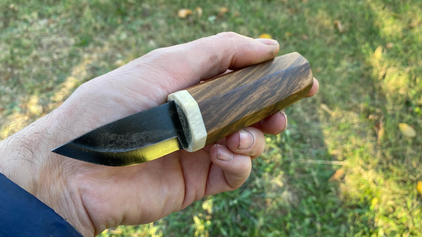 Mini Puukko Knife O1 steel N:2, Camping Knife, Bushcraft Knife, Hunting Knife, Survival Knife, Handcraft Knife
