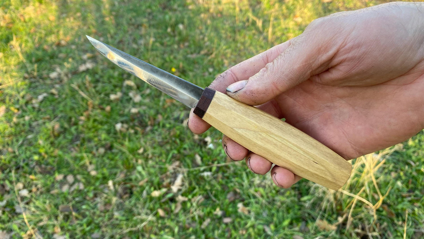 Yontma Bıçağı 80mm, Eğri