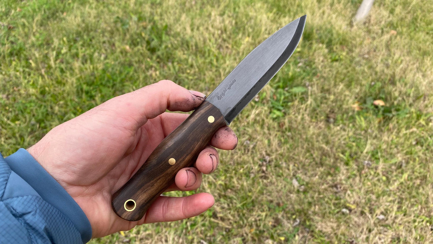 Small Bushcraft Knife with Fire Starter, Camping Knife, Tactical Knife, Hunting Knife, Full Tang Knife, Survival Knife, Handcraft Knife