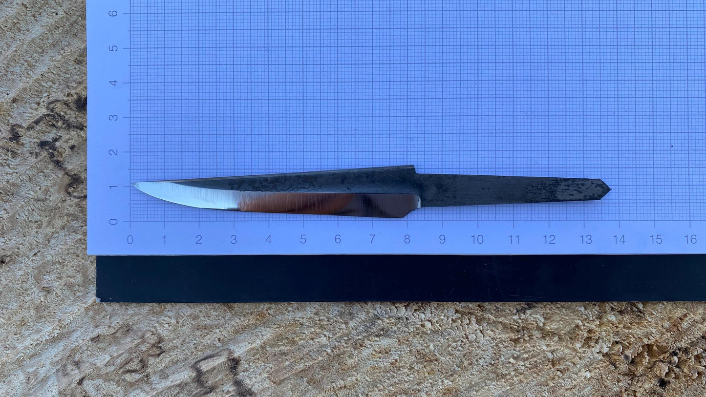 Curved Sloyd Knife Blade 80mm, Wood Carving Knife Blade, Spoon Carving Knife Blade, Whittling Knife Blade, Wood Carving Tool