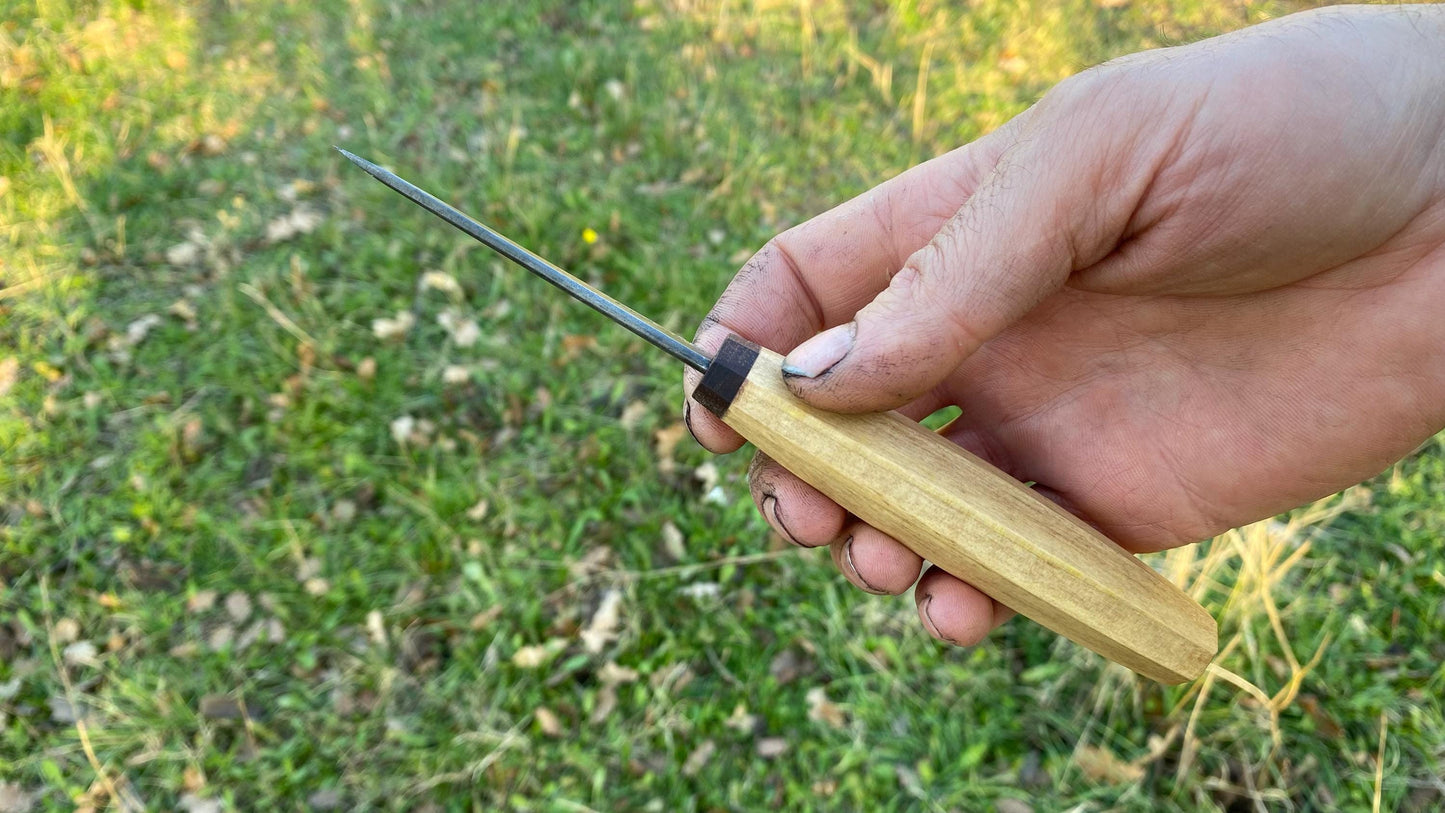 Yontma Bıçağı 80mm, Eğri