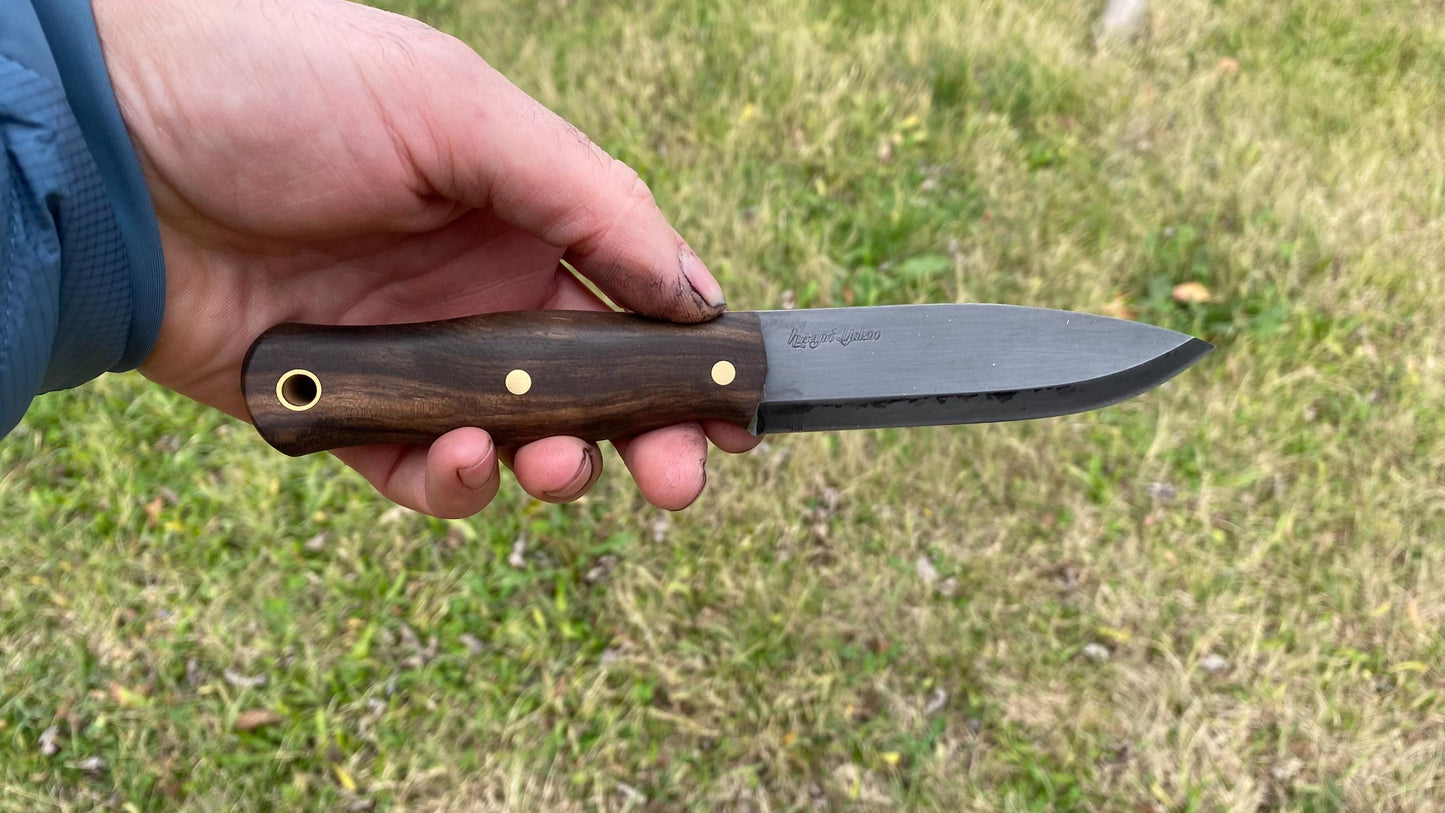 Small Bushcraft Knife with Fire Starter, Camping Knife, Tactical Knife, Hunting Knife, Full Tang Knife, Survival Knife, Handcraft Knife