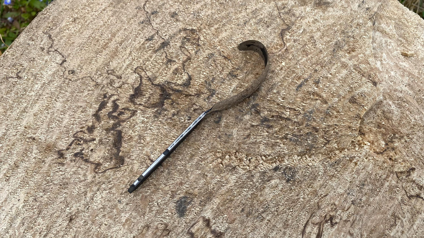 Spoon Knife Blade, Compound Curve, For Letf Hand