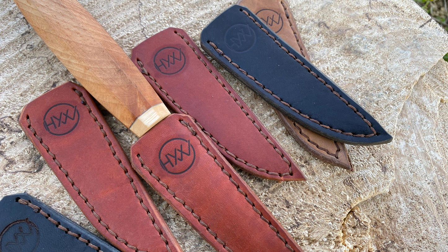 Leather Sheath for the 88mm Sloyd Knives