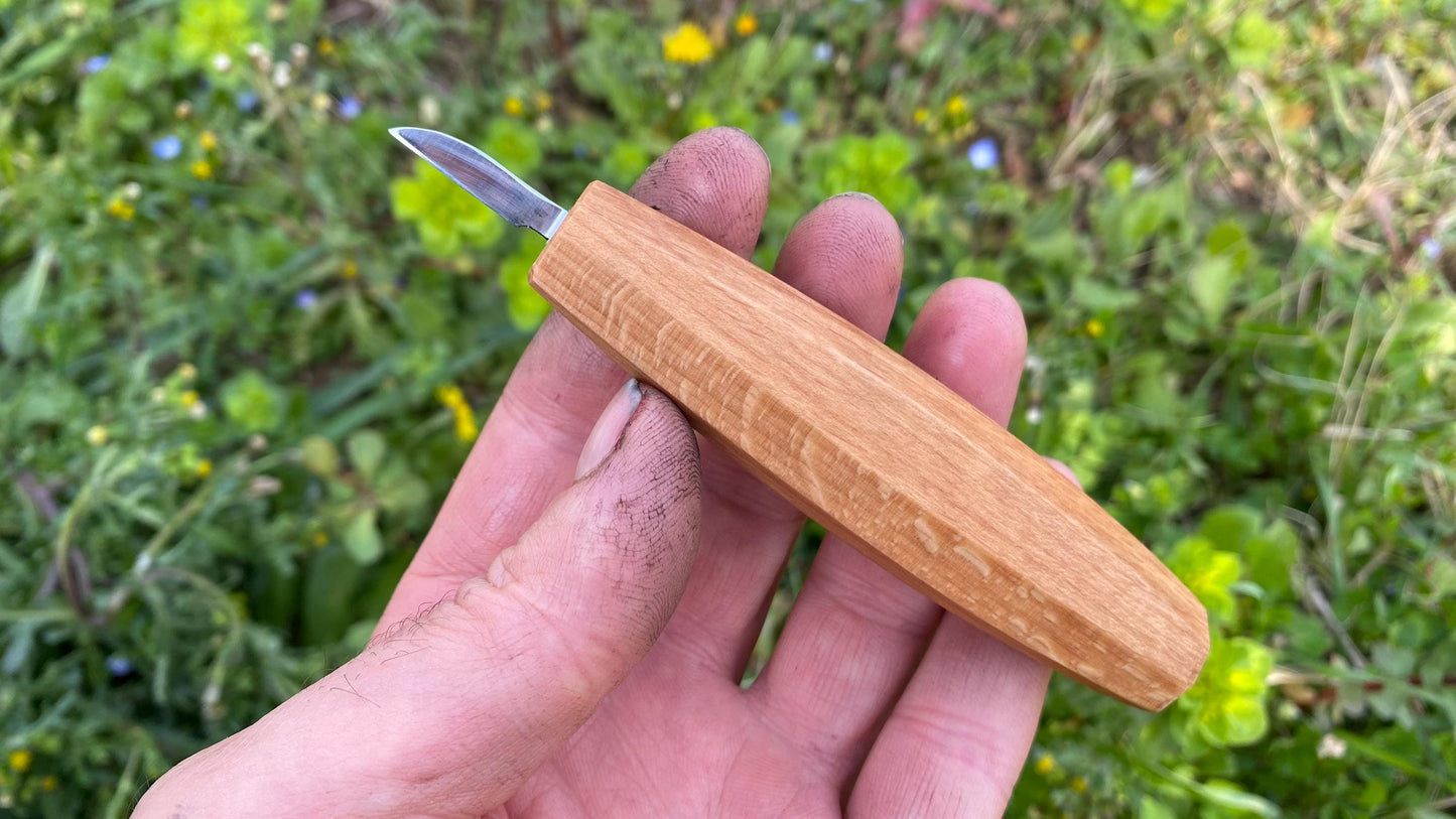 Micro Detail Carving Knife No 1, Figure Carving Knife, Whittling Knife, Wood Carving Knife, Wood Carving Tool, Chip Carving Knife