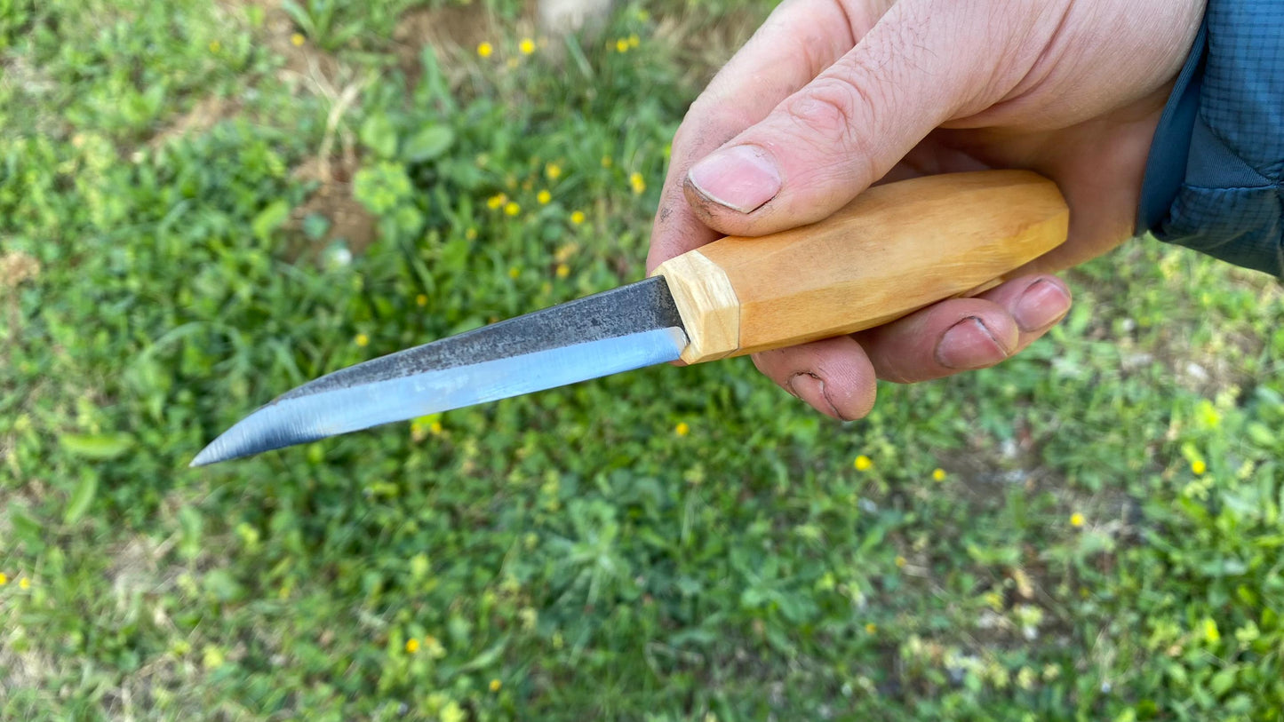 Ahşap Yontma Bıçağı 80mm, Düz Ağız