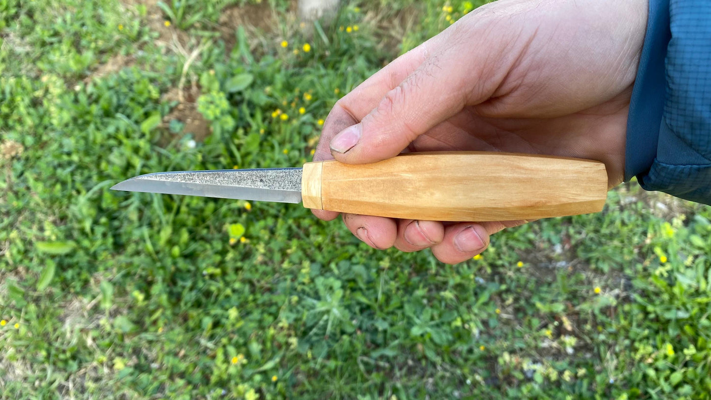 Ahşap Yontma Bıçağı 80mm, Düz Ağız