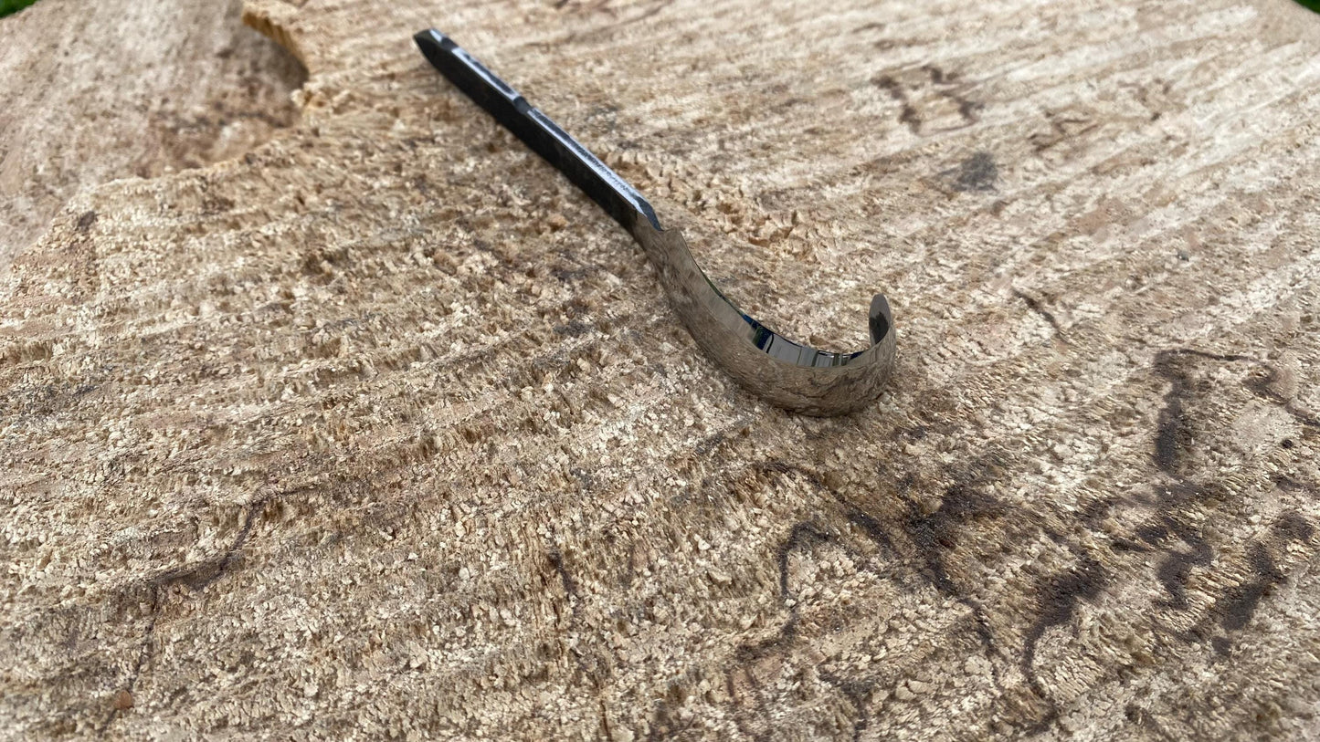 Spoon Knife Blade Mini, Compound Curve, For Left Hand