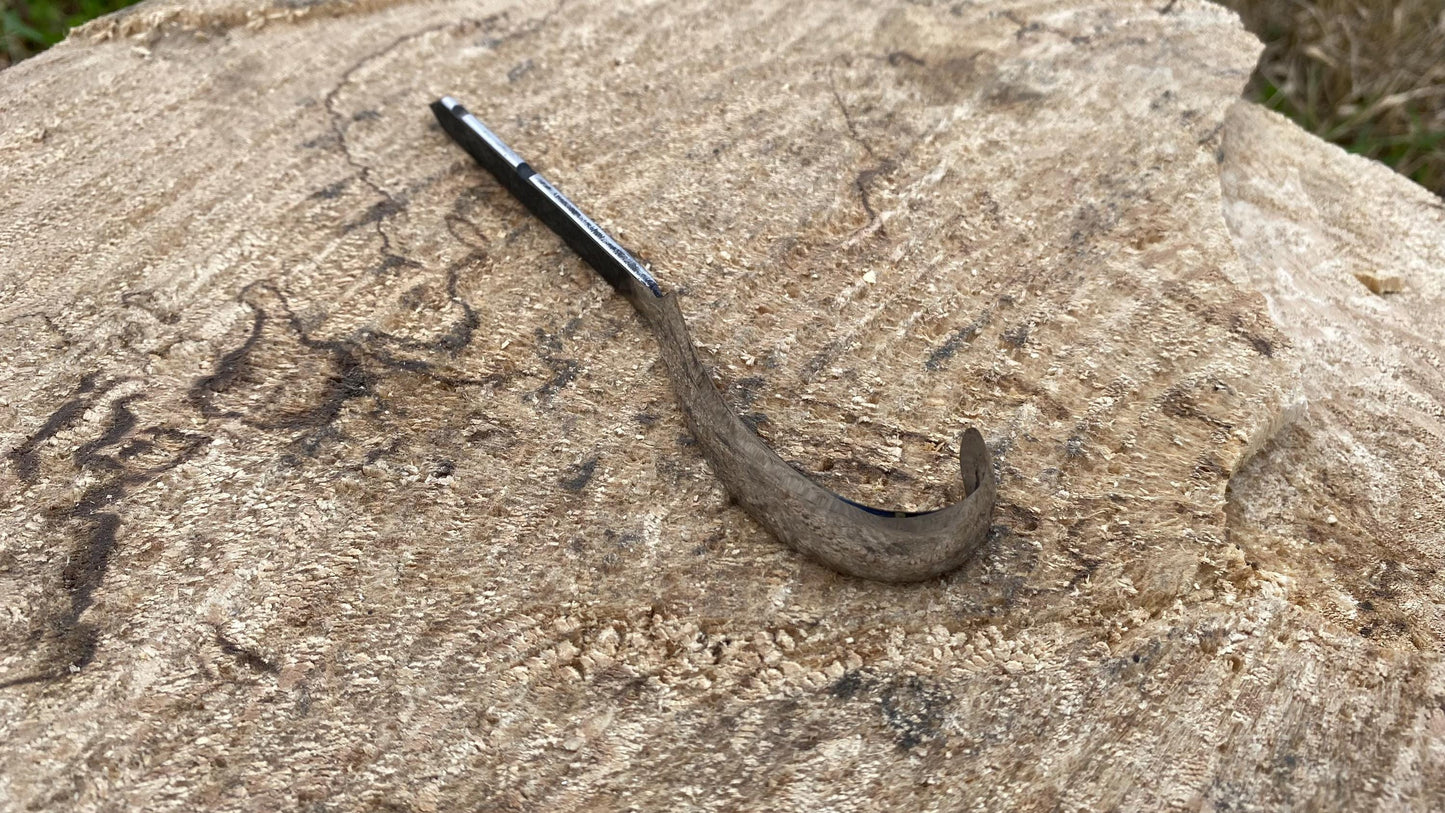 Spoon Knife Blade, Compound Curve, For Letf Hand