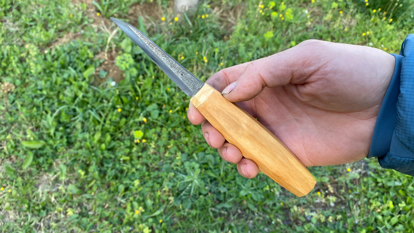 Ahşap Yontma Bıçağı 80mm, Düz Ağız