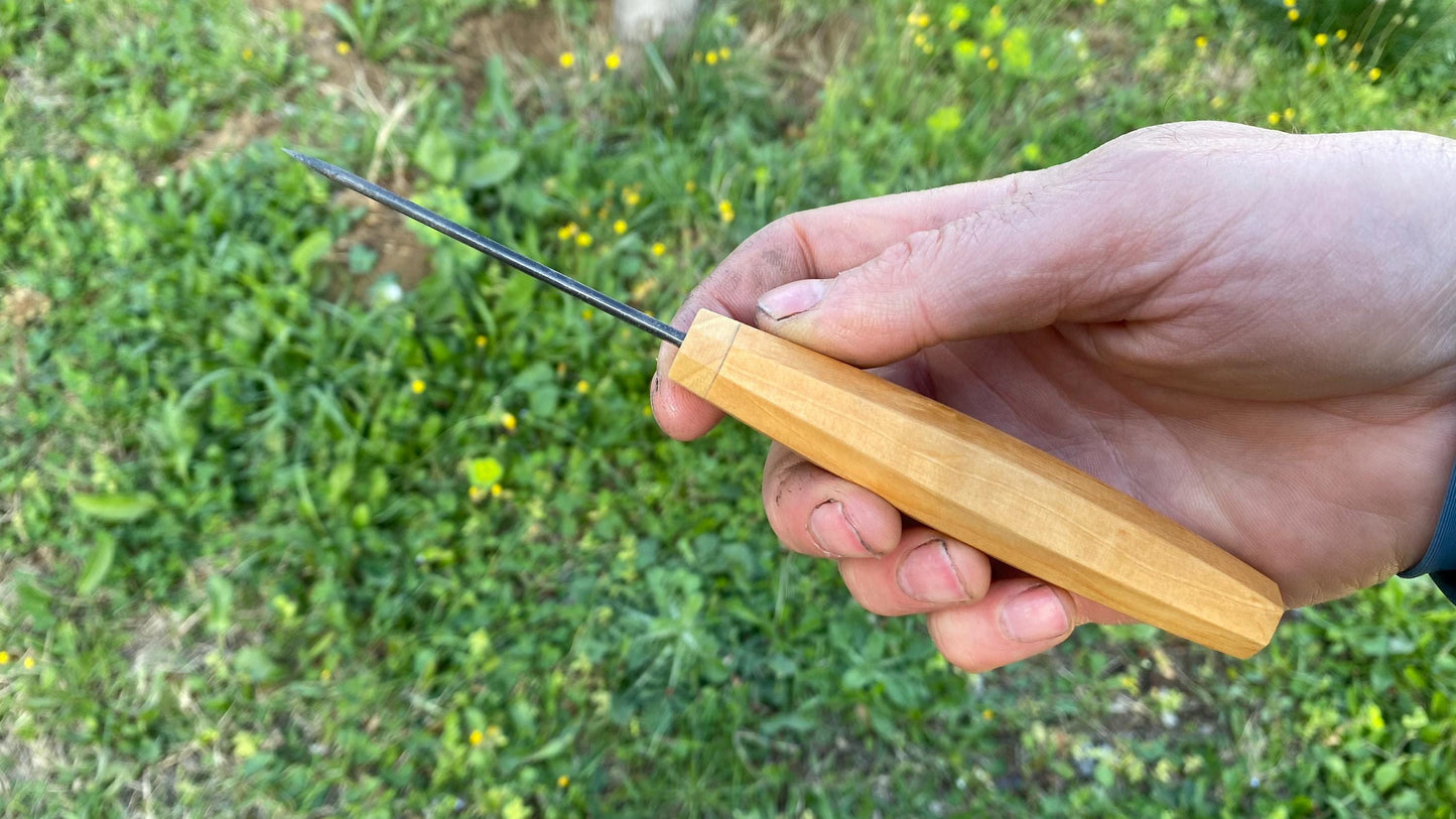 Ahşap Yontma Bıçağı 80mm, Düz Ağız