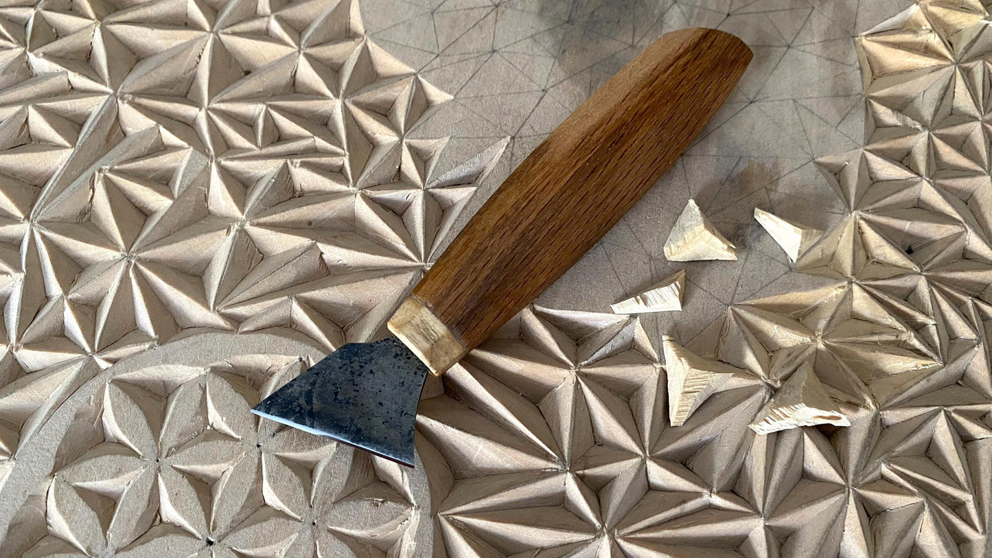 Detail Carving Knife No 8, Chip Carving Knife, Figure Carving Knife, Whittling Knife, Wood Carving Knife, Wood Carving Tool