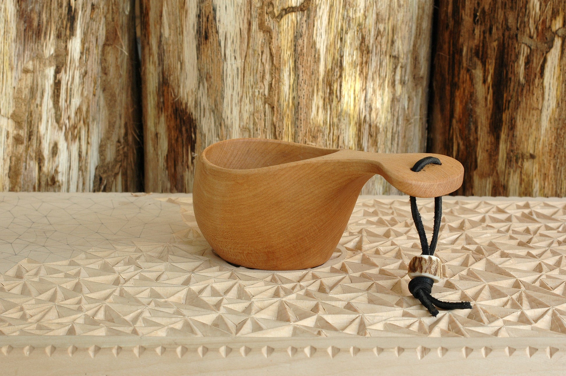 Scandinavian Kuksa, Hand Carved Cup, Wooden Mug, Camping Gear, Coffee Cup, Bushcraft Kuksa, Guksi, Kuksa Cup