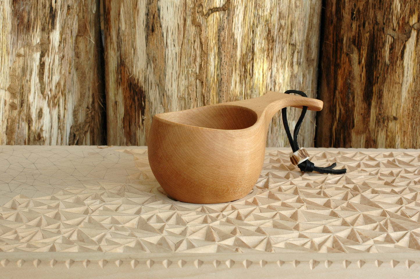 Scandinavian Kuksa, Hand Carved Cup, Wooden Mug, Camping Gear, Coffee Cup, Bushcraft Kuksa, Guksi, Kuksa Cup