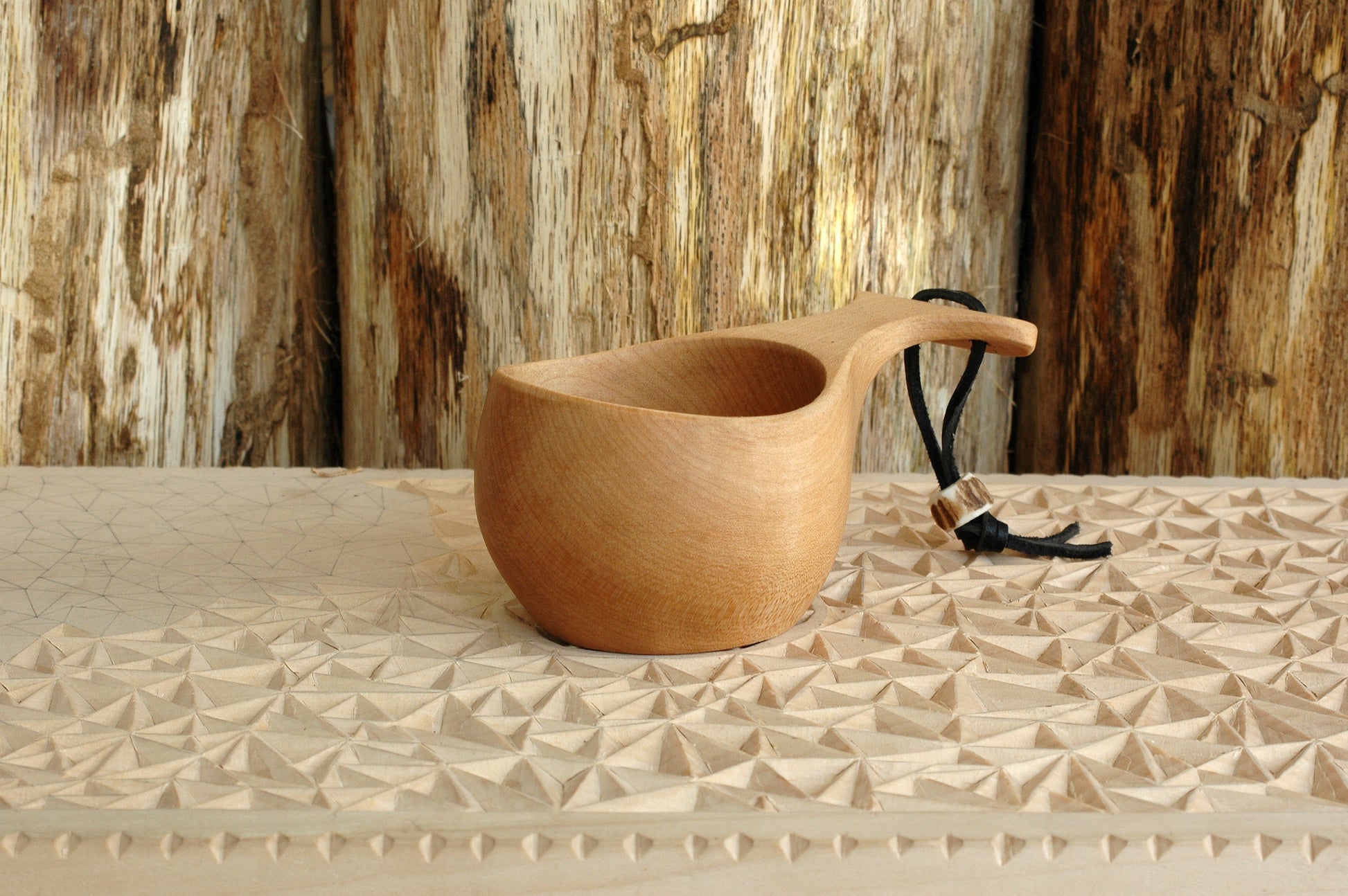 Scandinavian Kuksa, Hand Carved Cup, Wooden Mug, Camping Gear, Coffee Cup, Bushcraft Kuksa, Guksi, Kuksa Cup