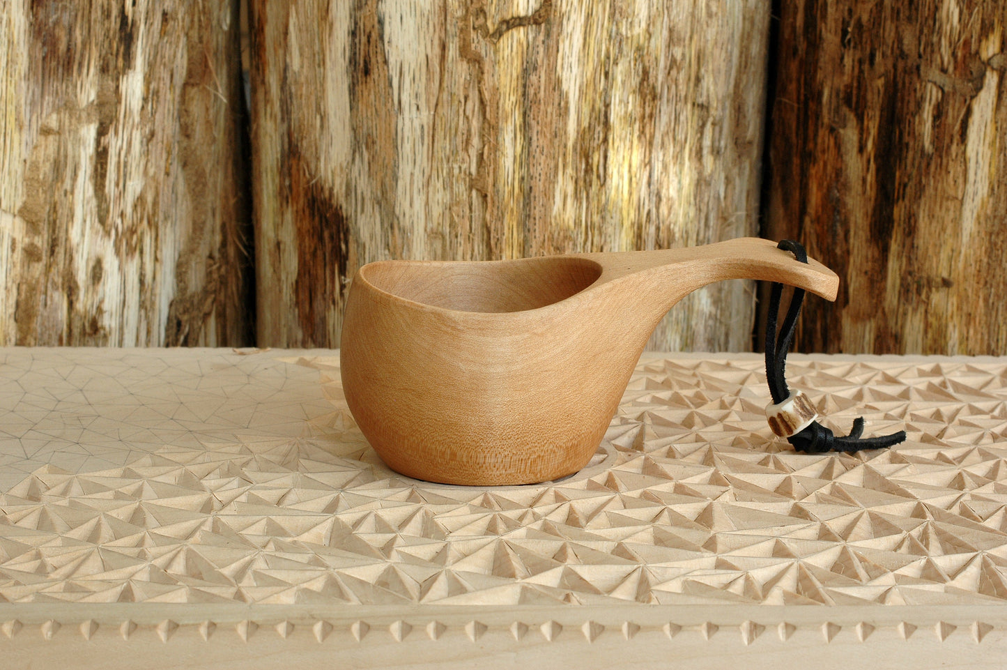 Scandinavian Kuksa, Hand Carved Cup, Wooden Mug, Camping Gear, Coffee Cup, Bushcraft Kuksa, Guksi, Kuksa Cup