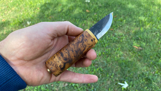 Mini Puukko Knife O1 steel, Camping Knife, Bushcraft Knife, Hunting Knife, Survival Knife, Handcraft Knife