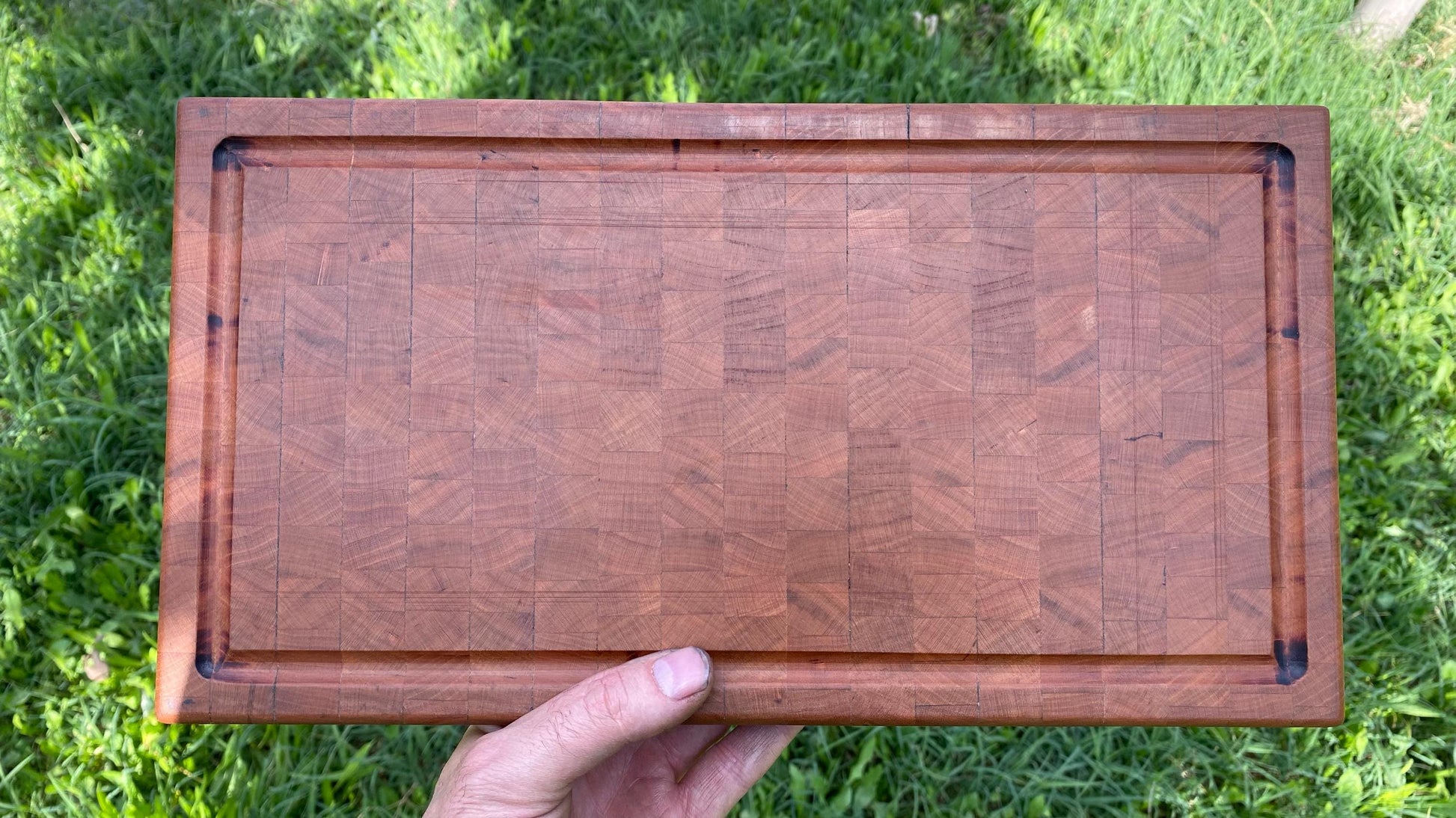 End Grain Cutting Board, Chopping Block, Butcher Block, Serving Board, Housewarming Gift, Bread Board, Cheese Board