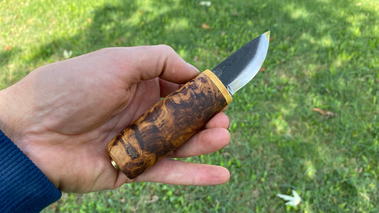 Mini Puukko Knife O1 steel, Camping Knife, Bushcraft Knife, Hunting Knife, Survival Knife, Handcraft Knife