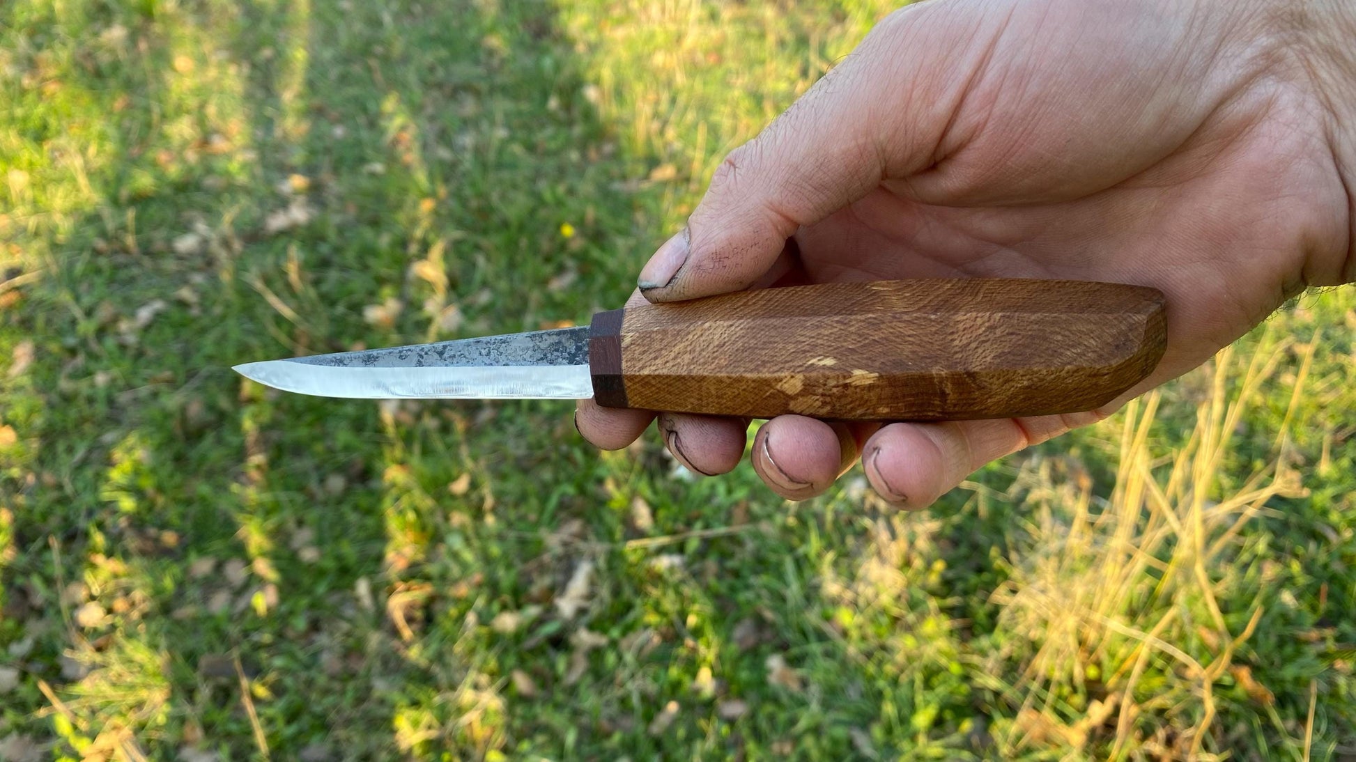 Sloyd Knife 80mm with Custom Handle-11, Wood Carving Knife, Spoon Carving Knife, Puukko Knife, Kuksa Knife, Carving Tool, Whittling Knife