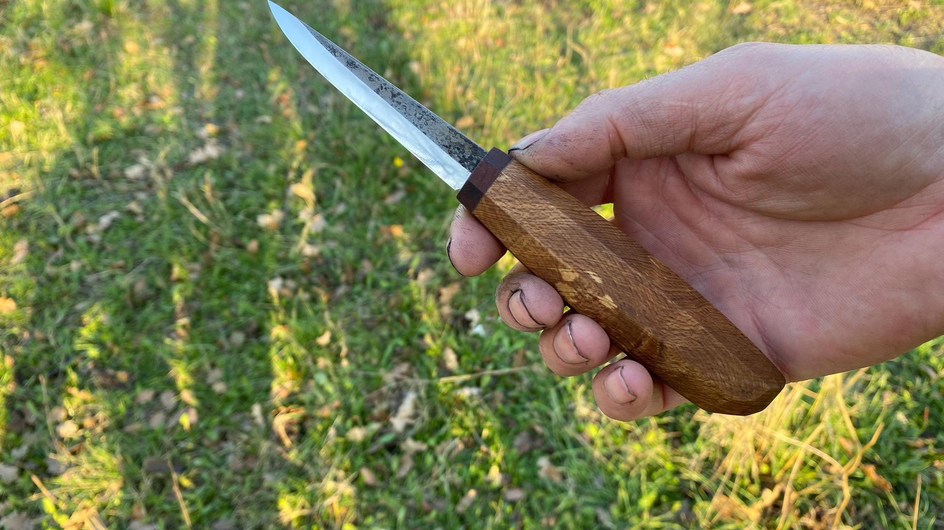 Sloyd Knife 80mm with Custom Handle-11, Wood Carving Knife, Spoon Carving Knife, Puukko Knife, Kuksa Knife, Carving Tool, Whittling Knife