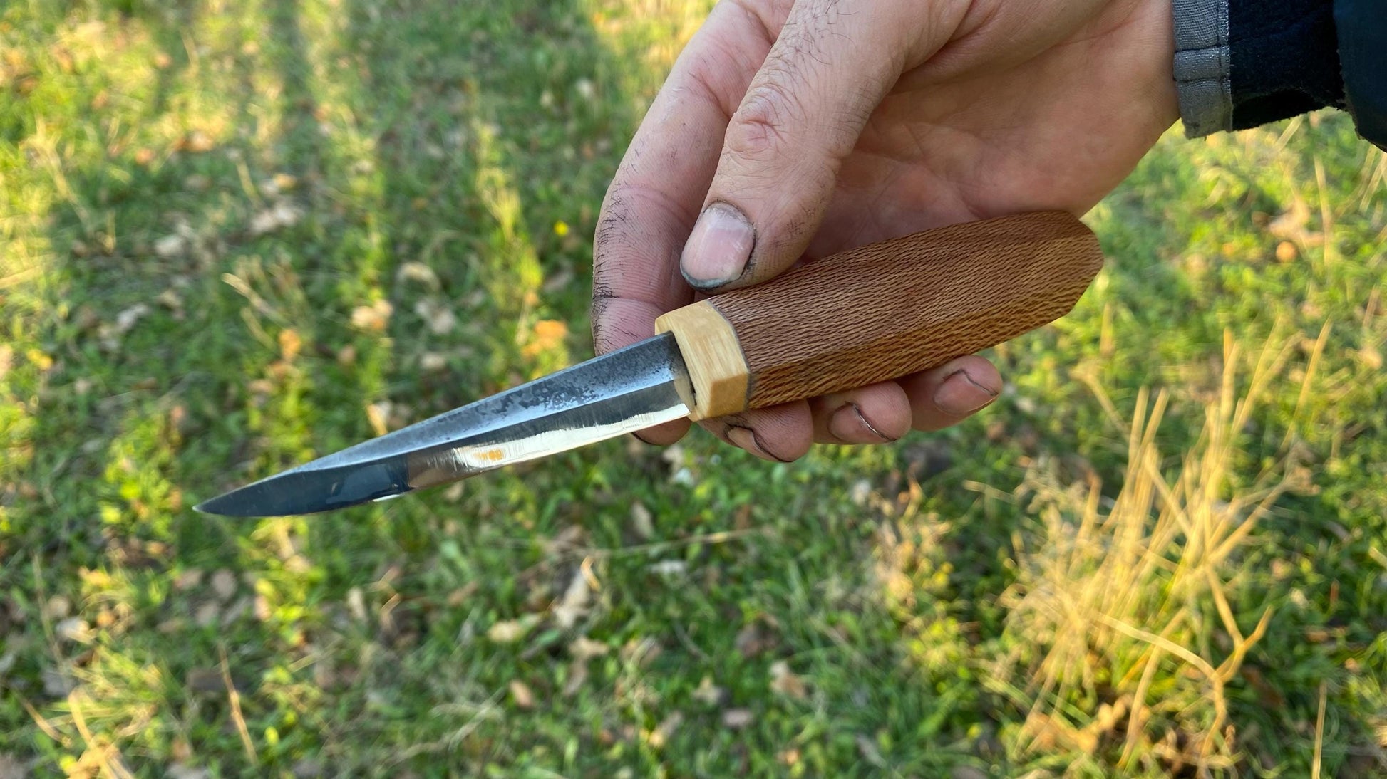 Sloyd Knife 80mm with Custom Handle-17, Wood Carving Knife, Spoon Carving Knife, Puukko Knife, Kuksa Knife, Carving Tool, Whittling Knife