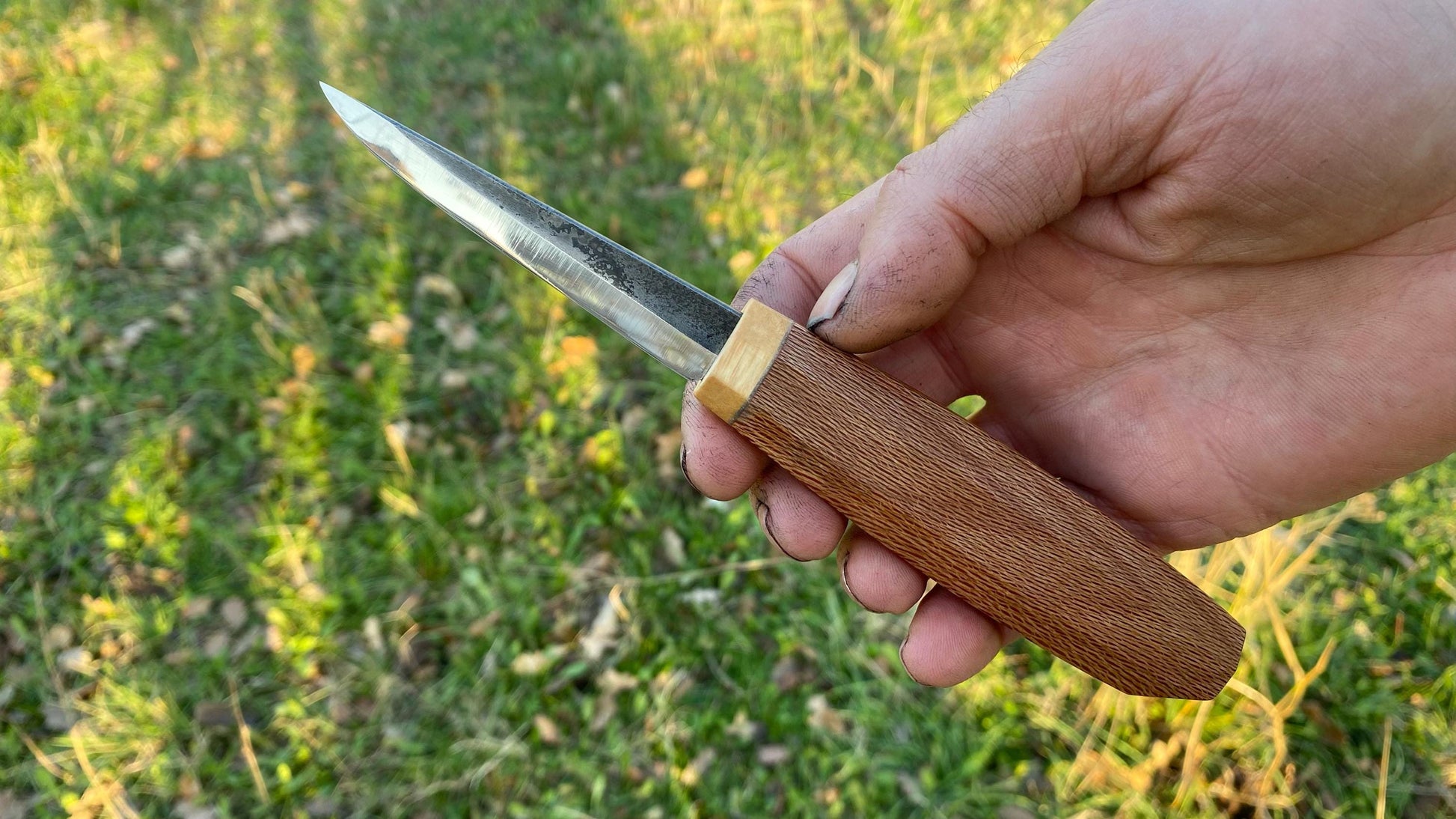 Sloyd Knife 80mm with Custom Handle-17, Wood Carving Knife, Spoon Carving Knife, Puukko Knife, Kuksa Knife, Carving Tool, Whittling Knife