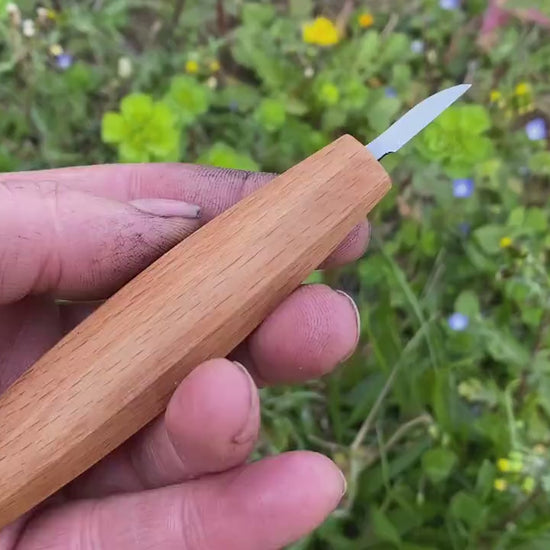 Micro Detail Carving Knife No 1, Figure Carving Knife, Whittling Knife, Wood Carving Knife, Wood Carving Tool, Chip Carving Knife